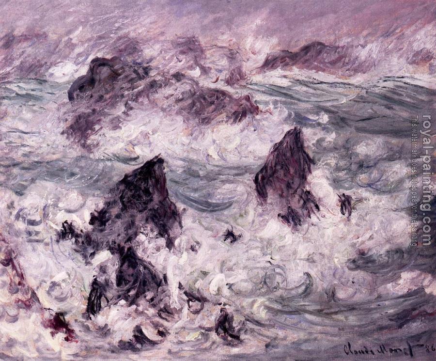 Claude Oscar Monet : Storm at Belle-Ile II